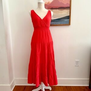 Universal Thread V-Neck Tiered Maxi Dress